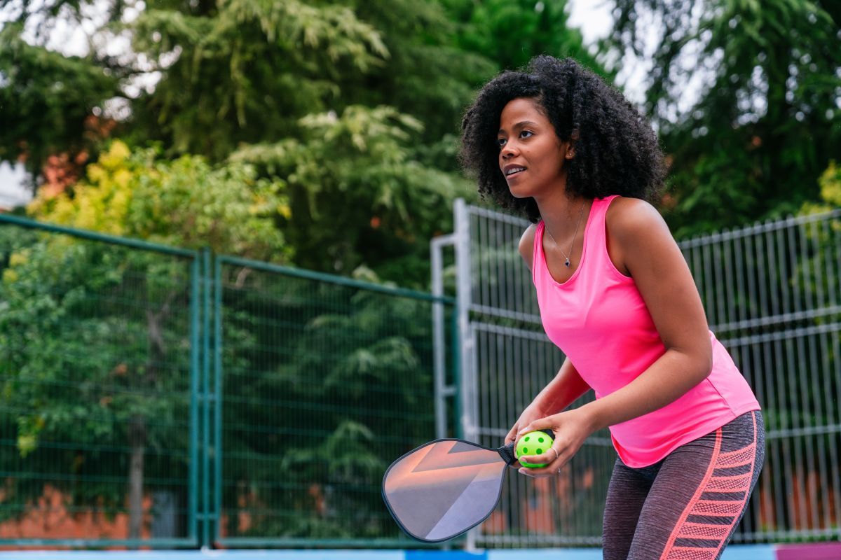 Pickleball Serving Pickleball Serving