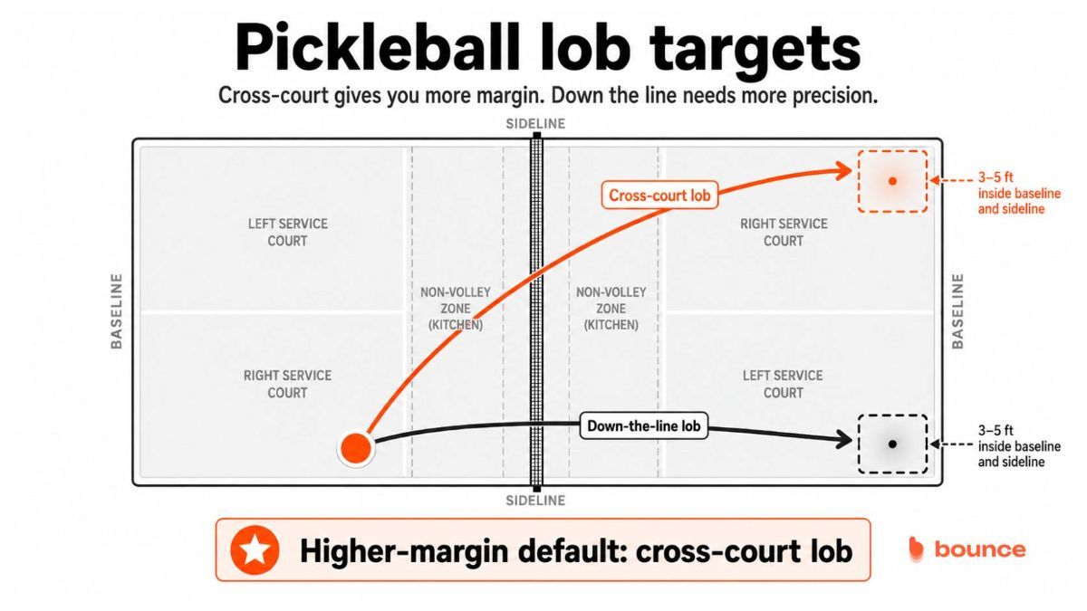 Pickleball Lob Shot Pickleball Lob Shot