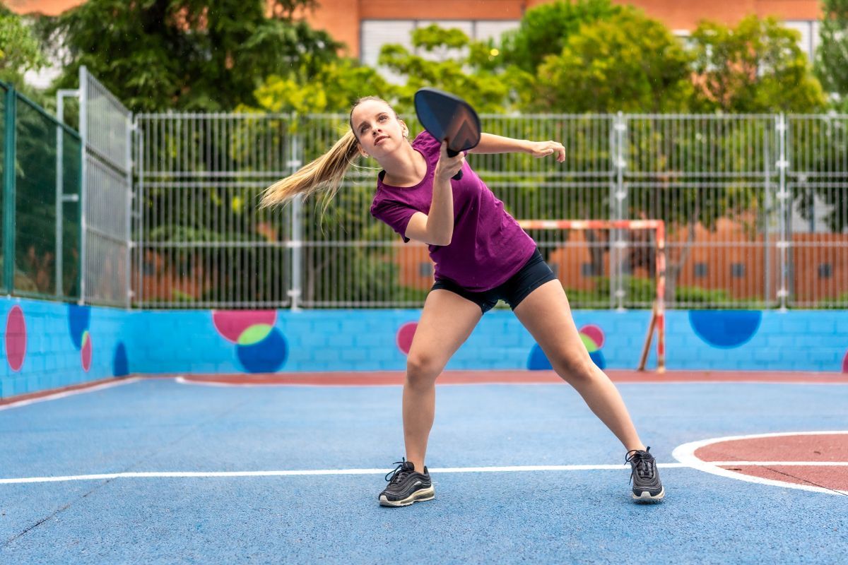 Pickleball on a Tennis Court Pickleball on a Tennis Court