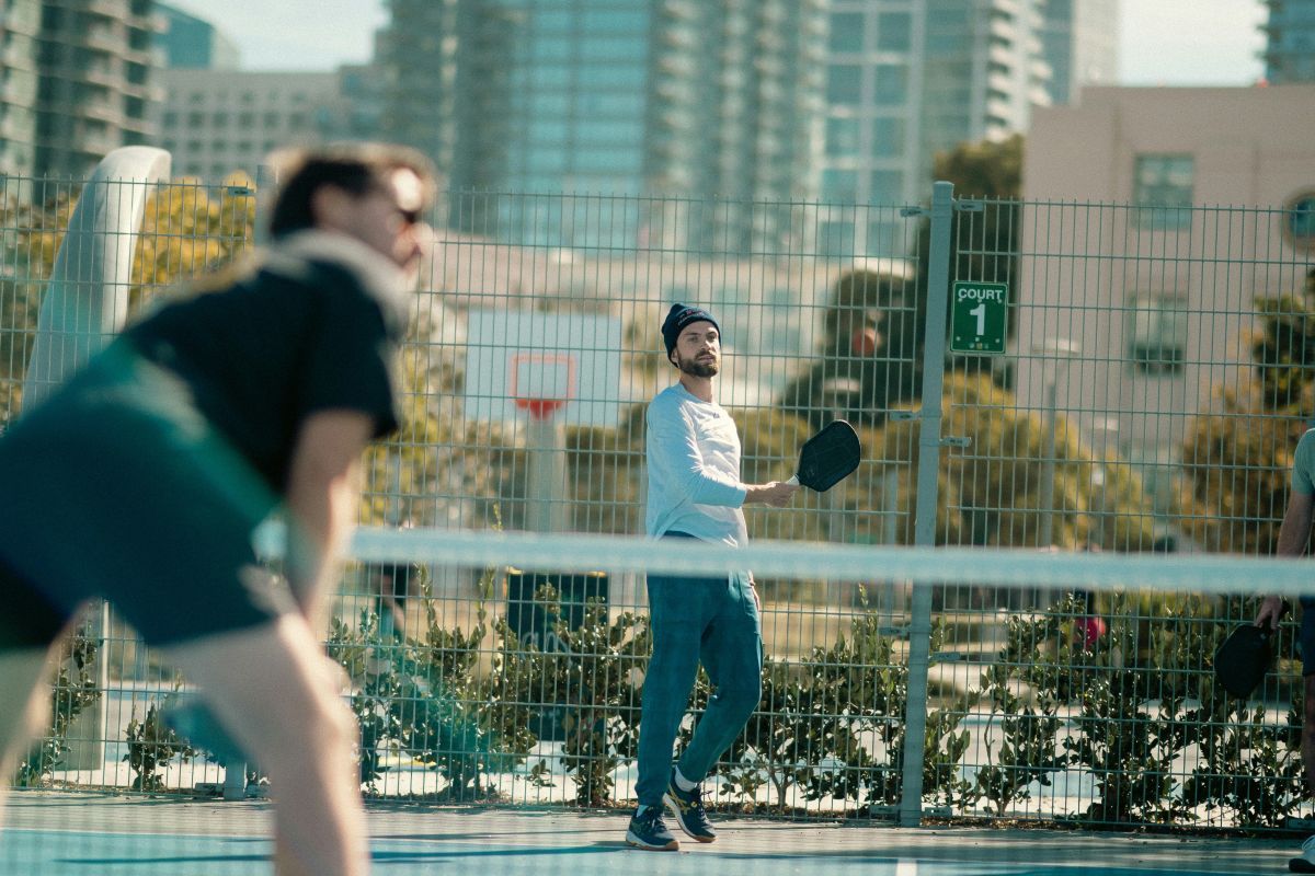 Dink pickleball shot