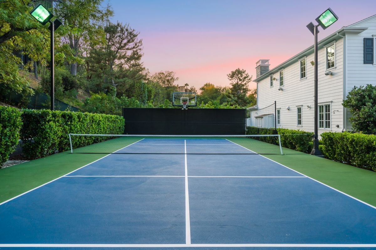 Backyard Pickleball Court Backyard Pickleball Court