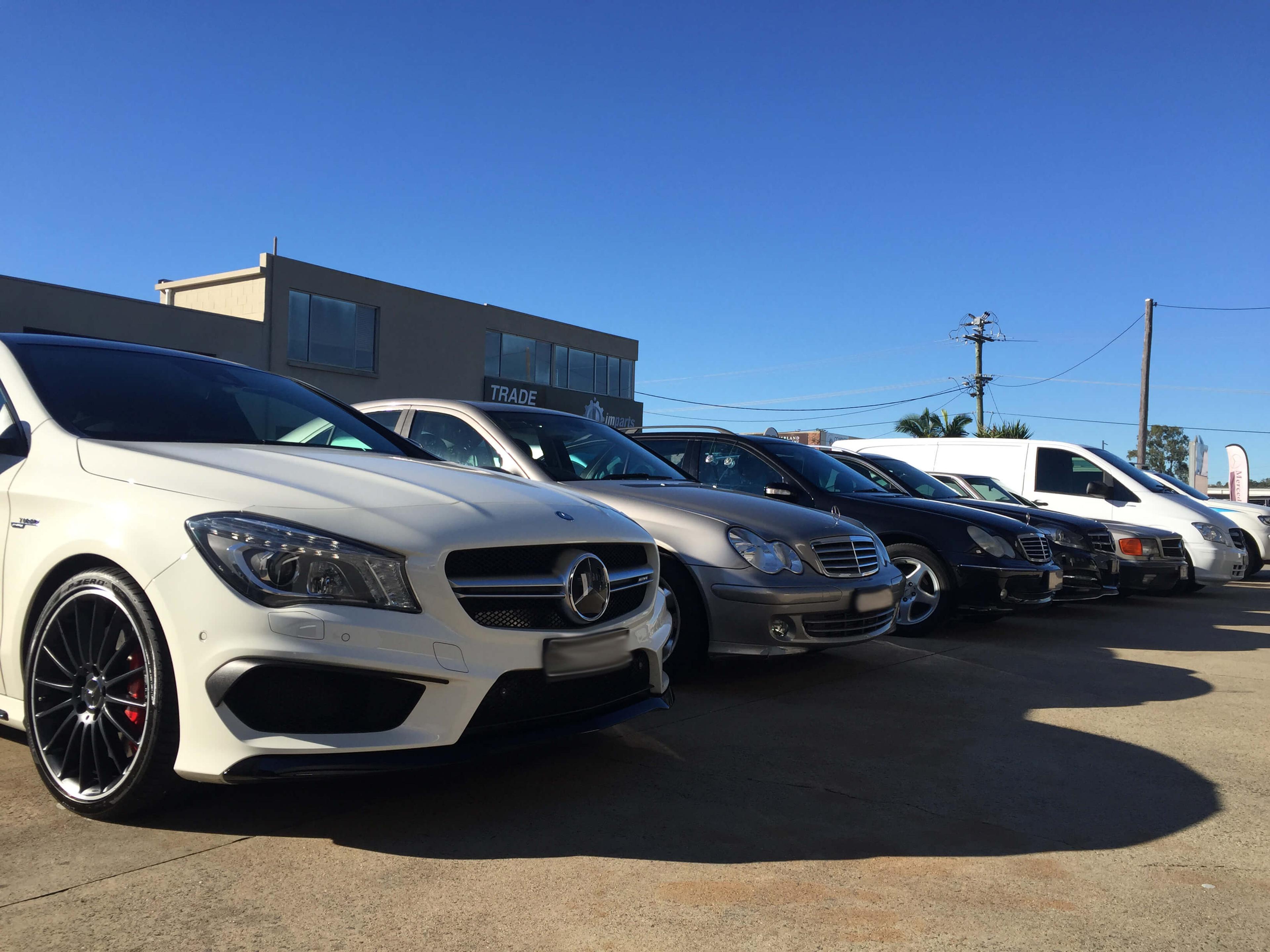 Mercedes Benz at the Wayne Gates workshop