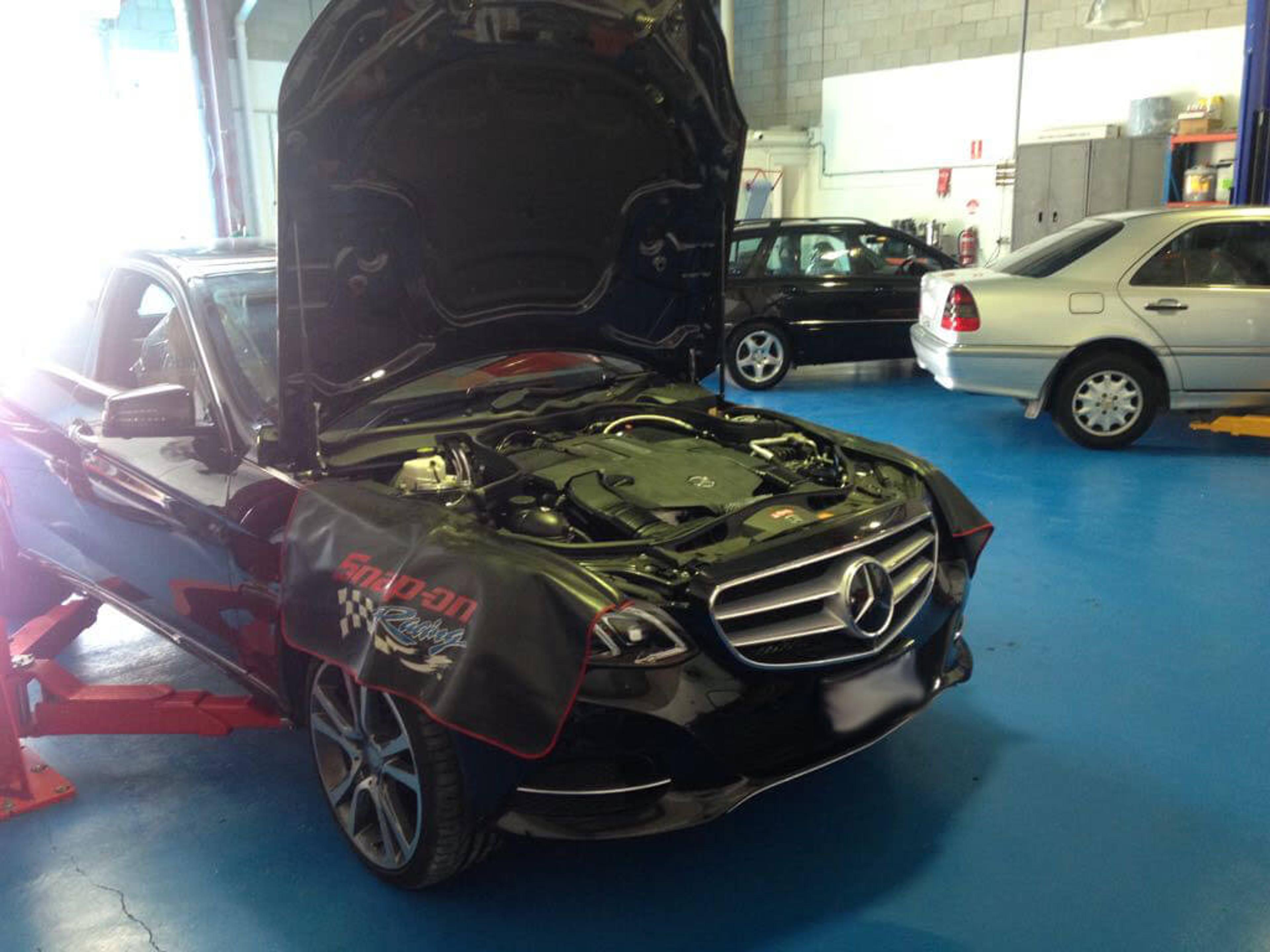 Mercedes Benz at the Wayne Gates workshop