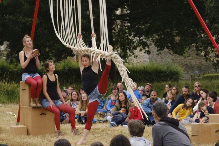 La tresse de cordes, en extérieur