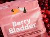 Berry bladder dog supplement placed on berries 