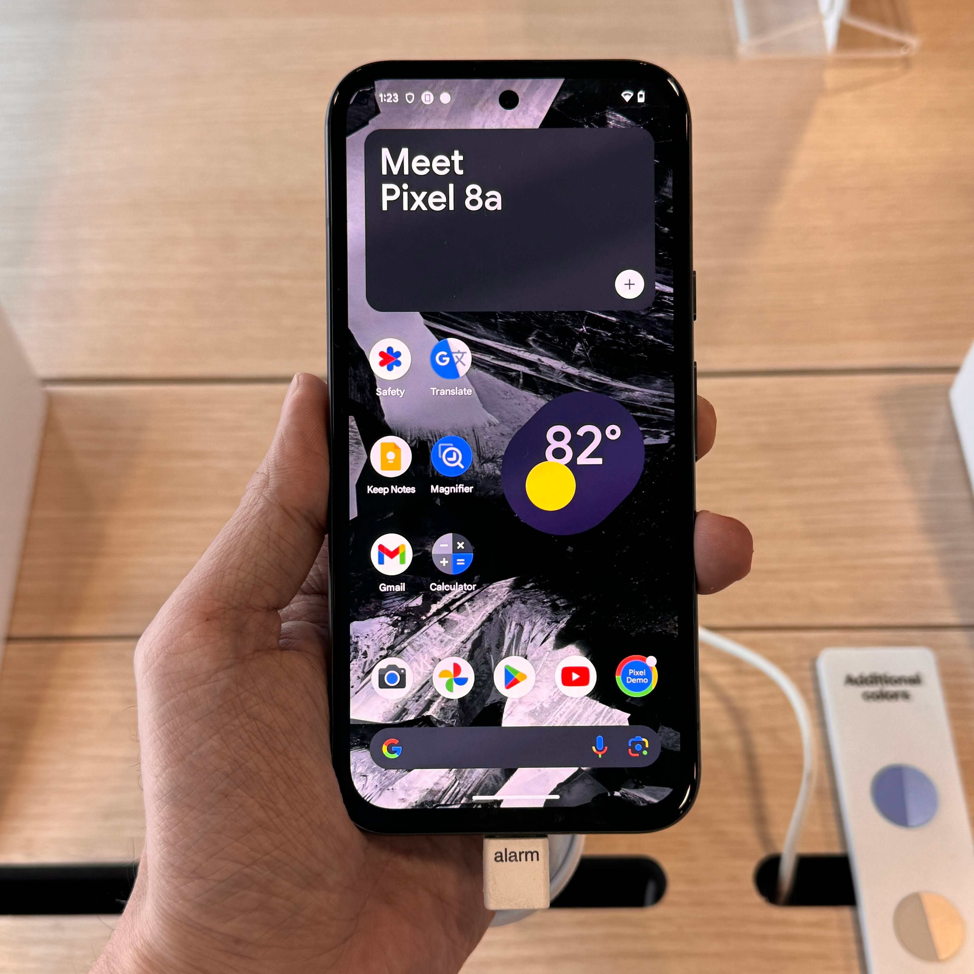 Google Pixel 10a smartphone with compact camera bar and durable matte build. Photo: Miyako Fujimiya (CC BY 4.0).