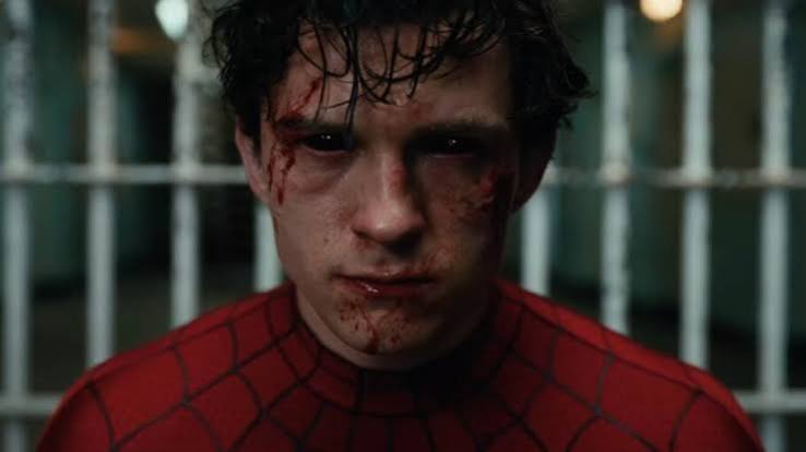 Tom Holland in battle-damaged Spider-Man suit representing Spider-Man: Brand New Day