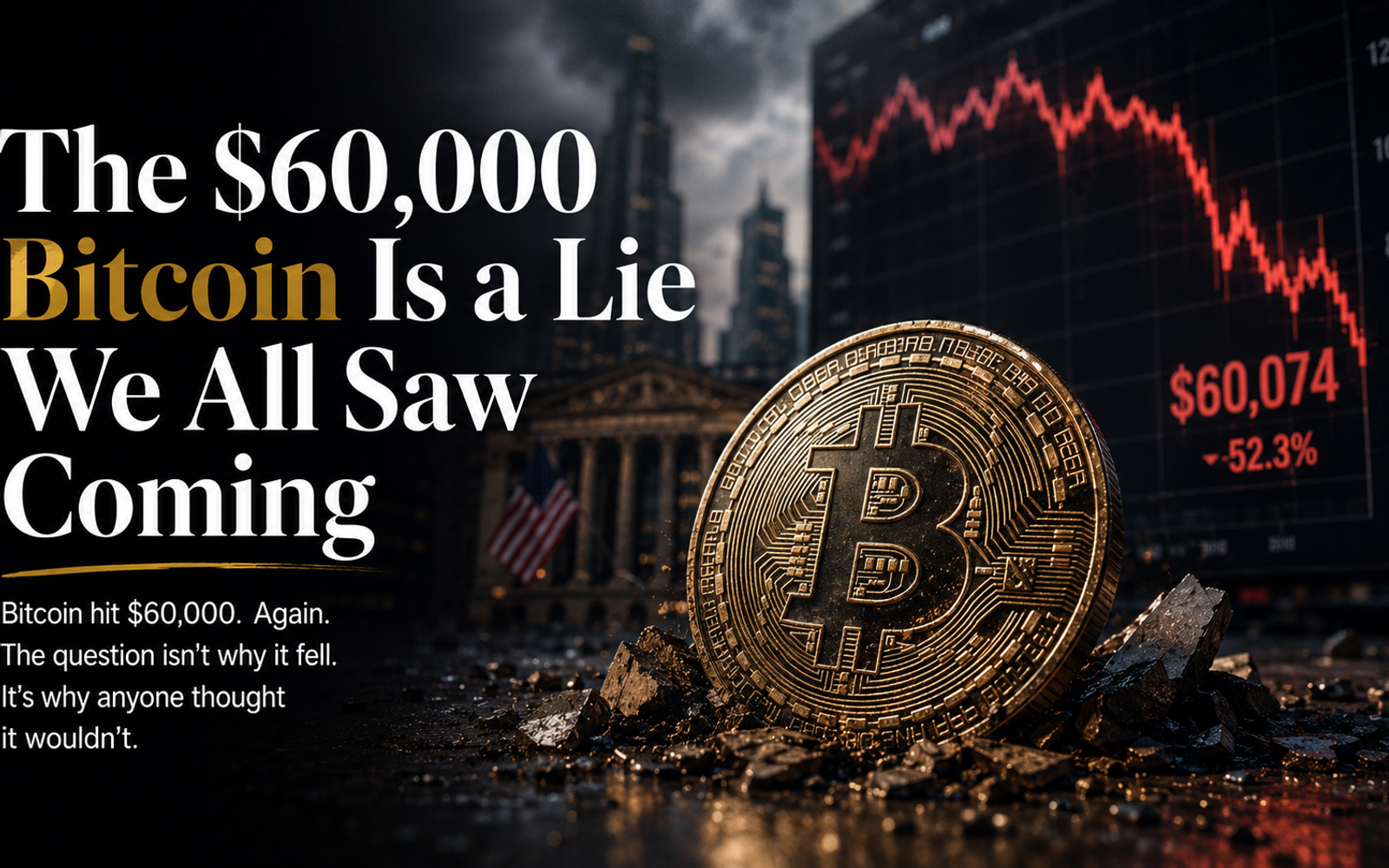 The $60,000 Bitcoin Is a Lie We All Saw Coming