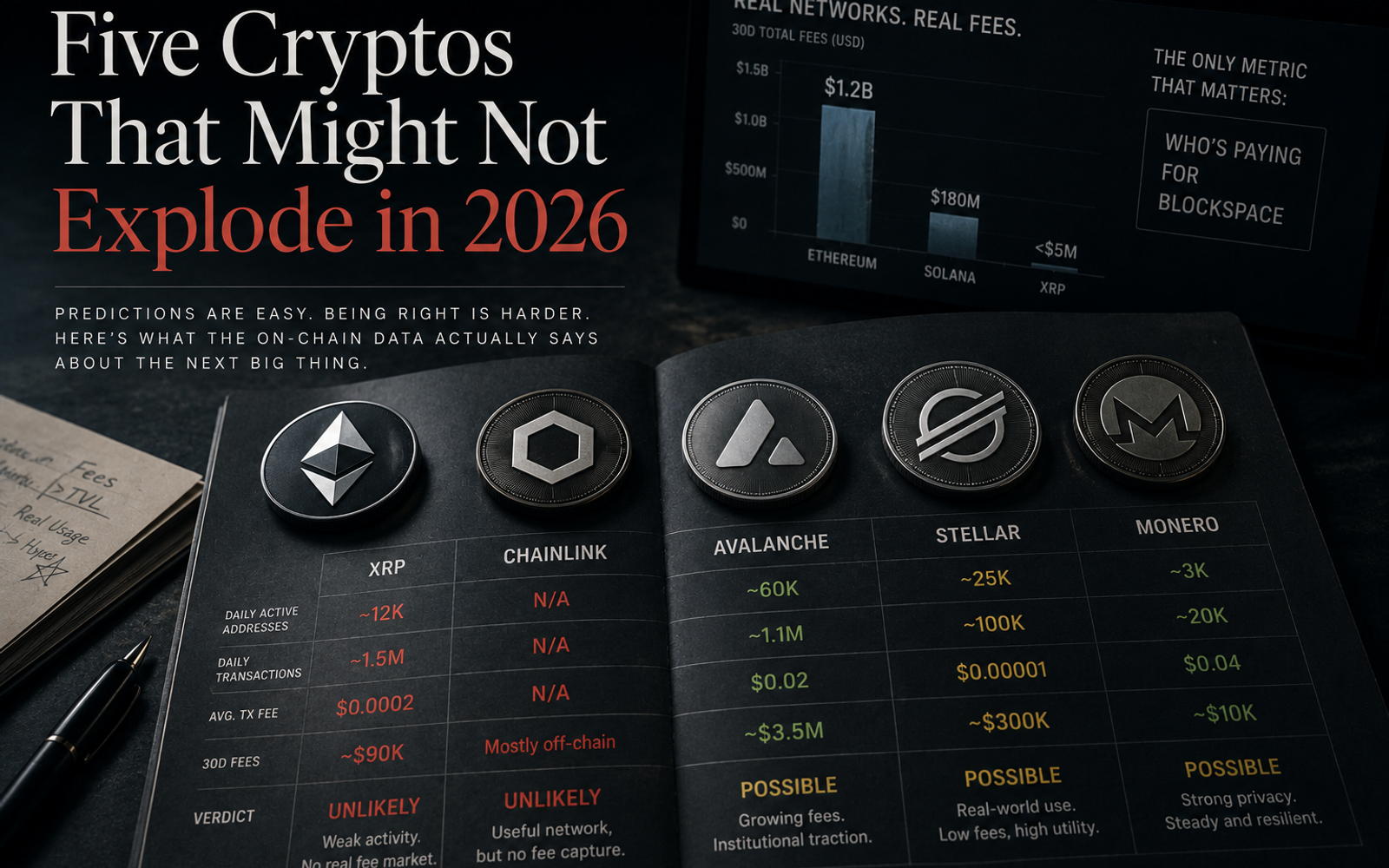Five Cryptos That Might Not Explode in 2026