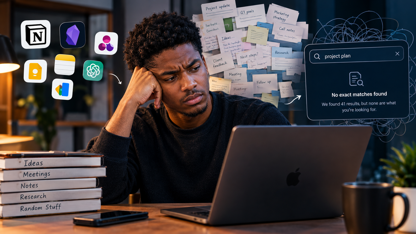Your Second Brain Fails at Retrieval, Not Note-Taking