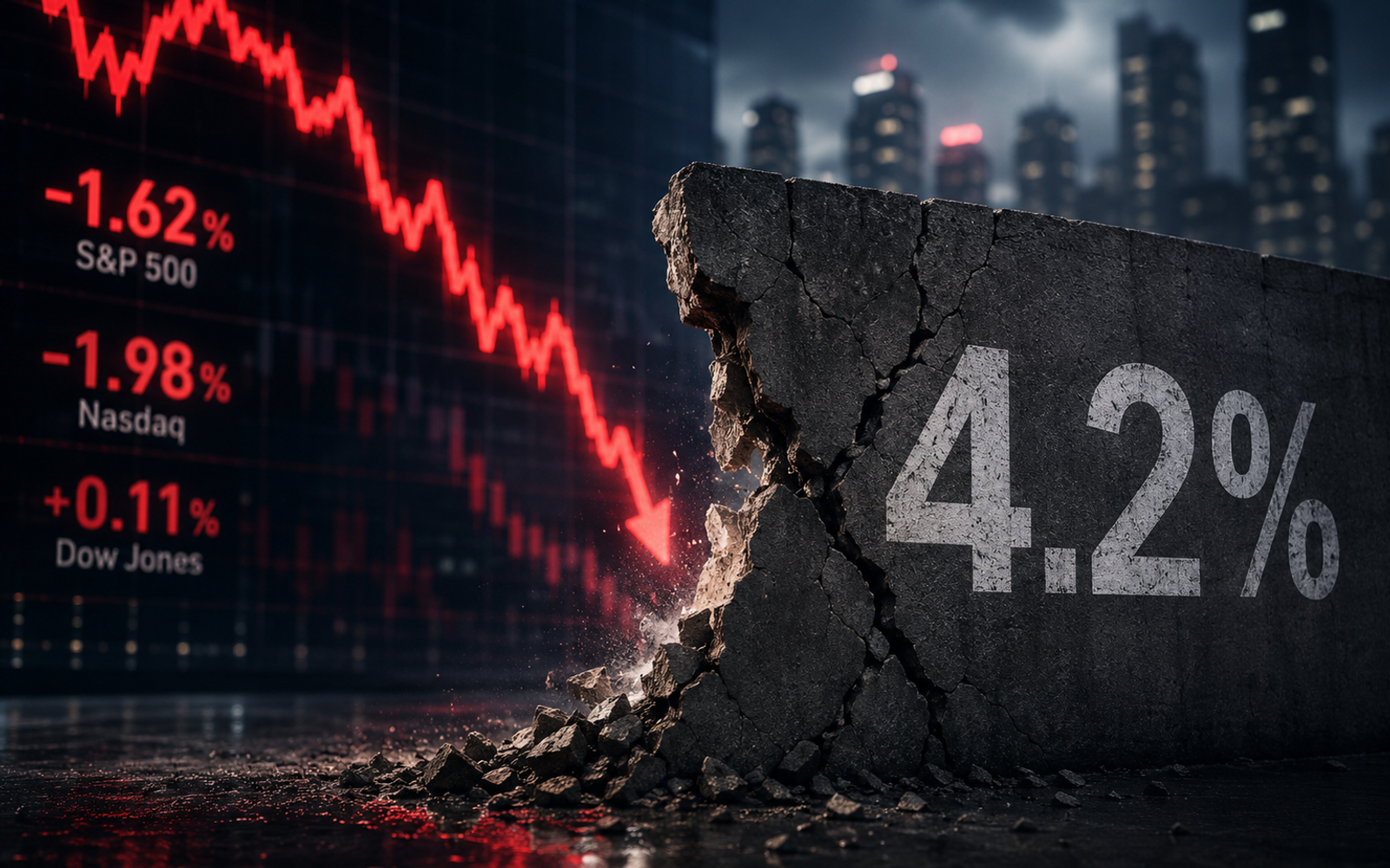 The 4.2% Wall That Broke the Market's Back