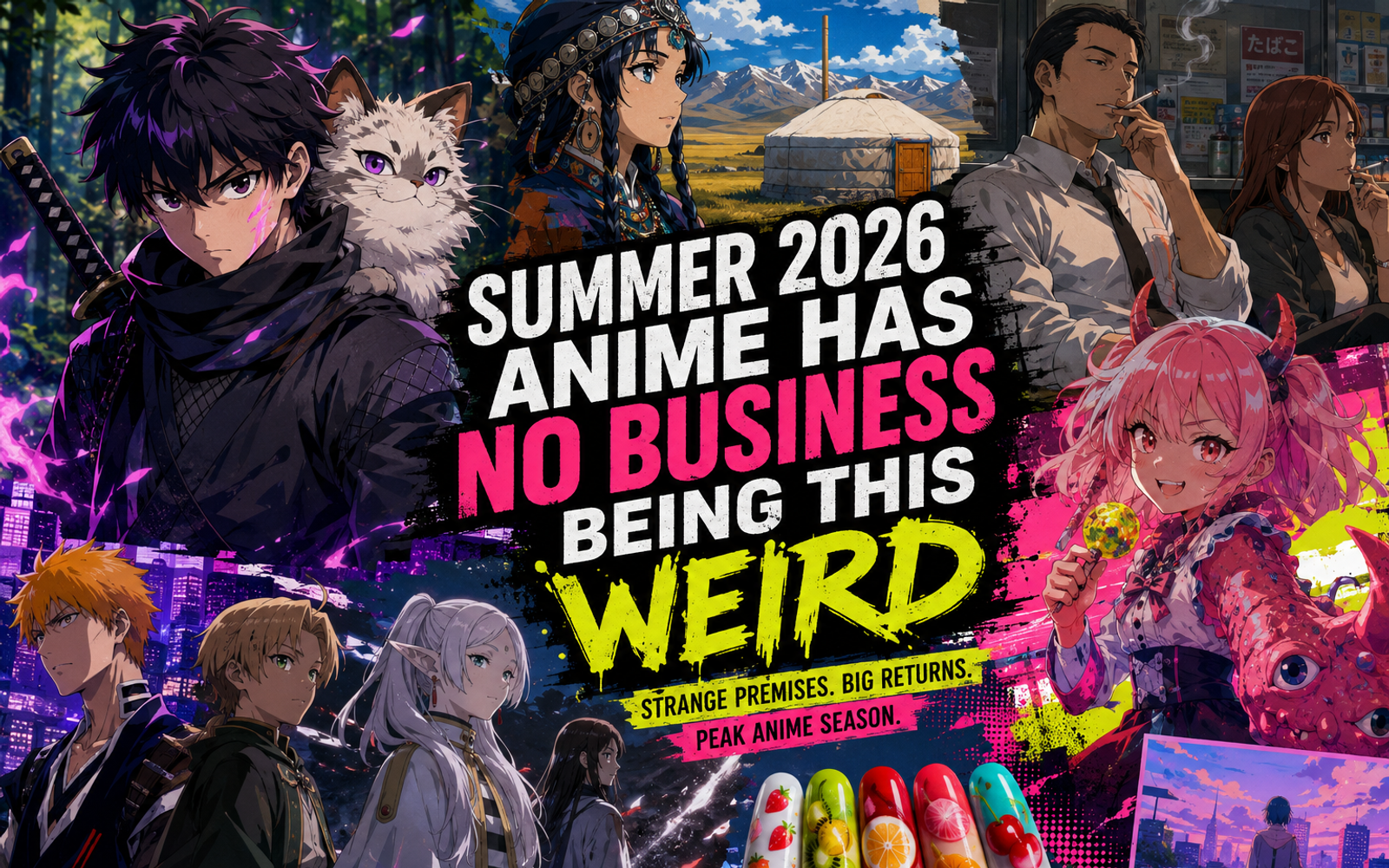 Summer Anime Has No Business Being This Weird