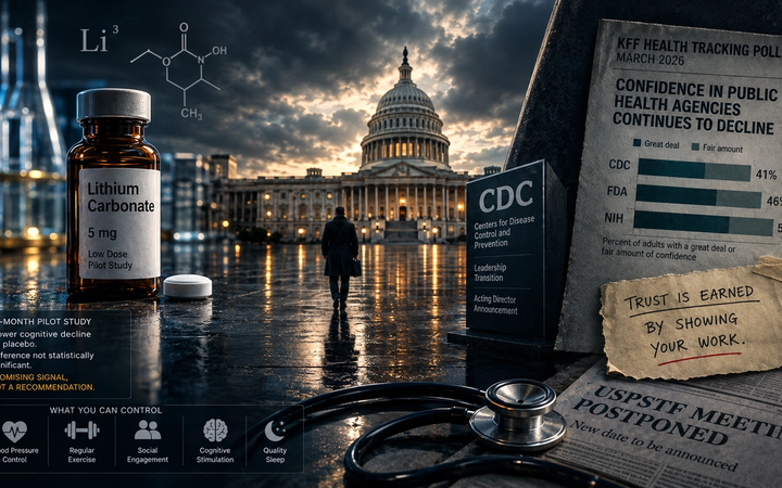 Lithium, Trust, and the Week That Shook Health Policy