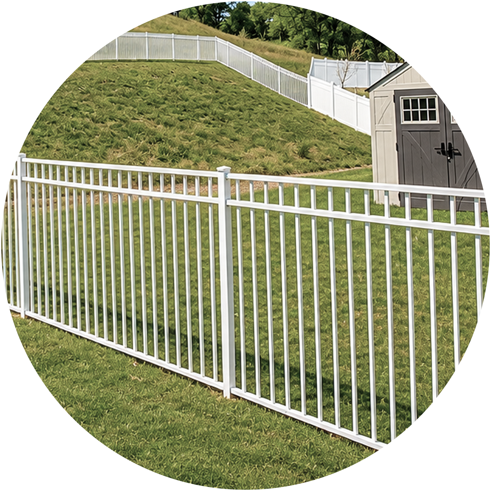 aluminum fence