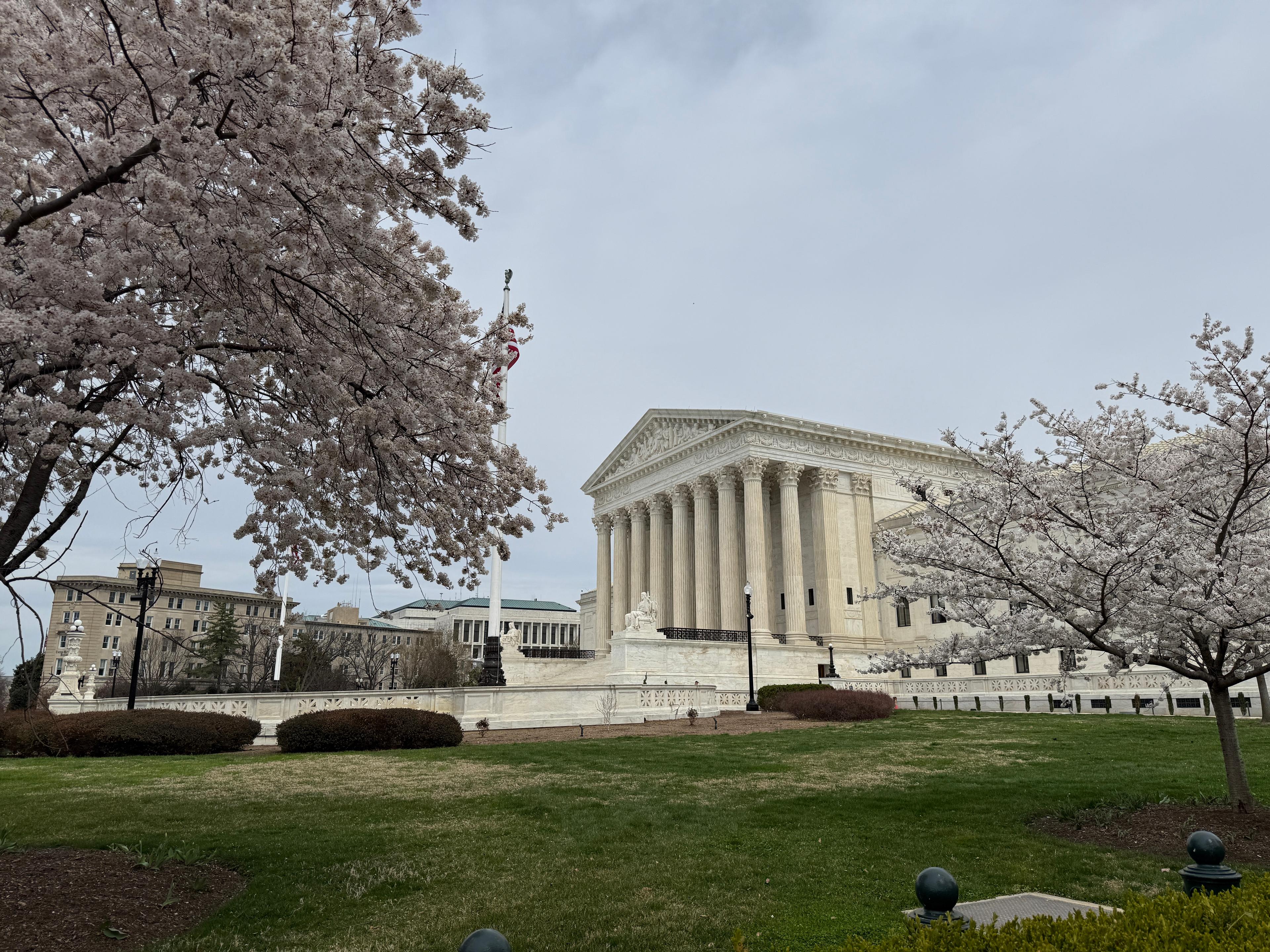 The Supreme Court Building is pictured on March 25, 2026.