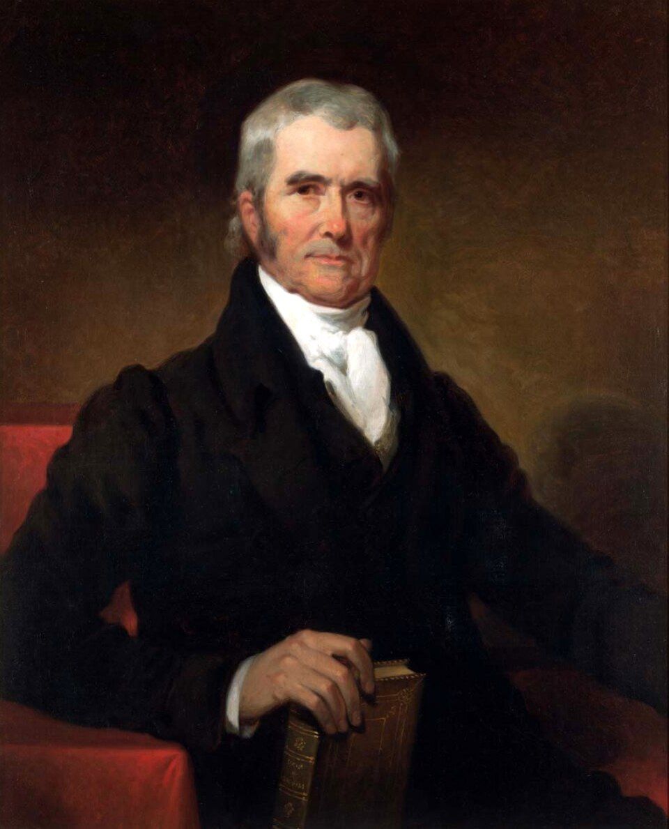 Official portrait of John Marshall