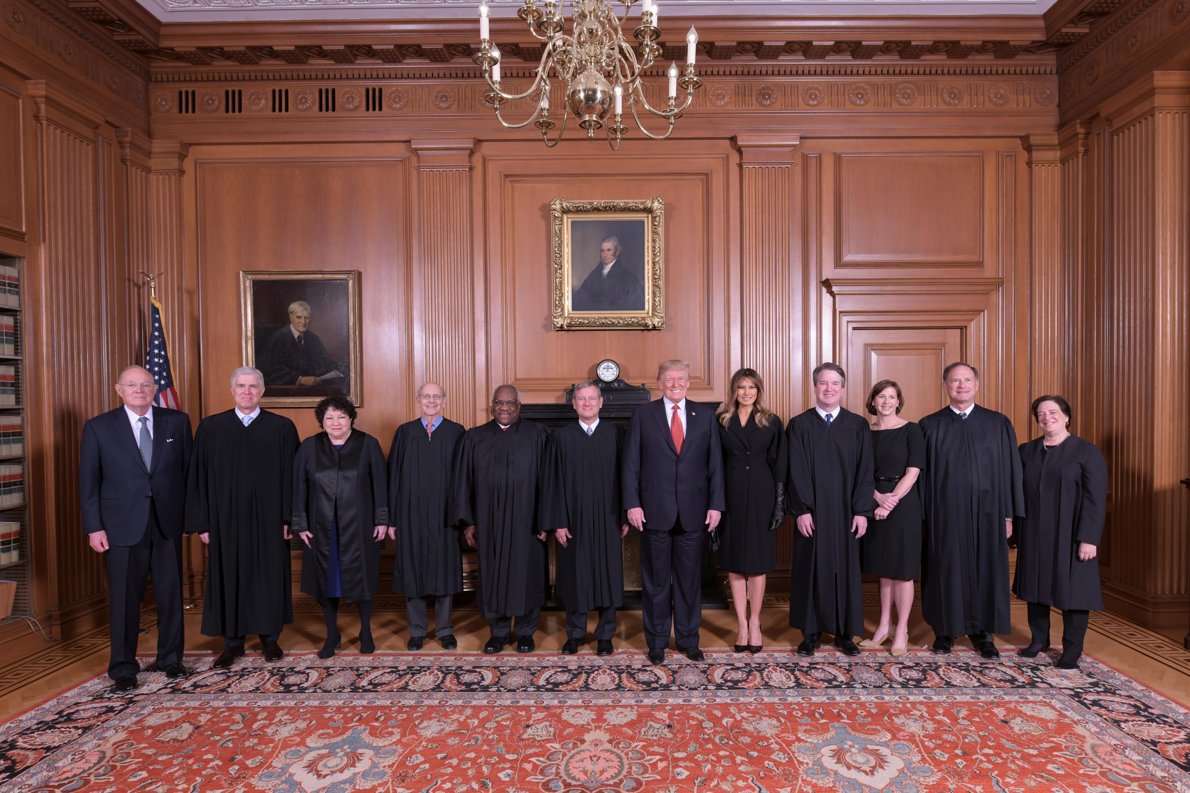A “view” from the courtroom: The investiture of Justice Brett Kavanaugh