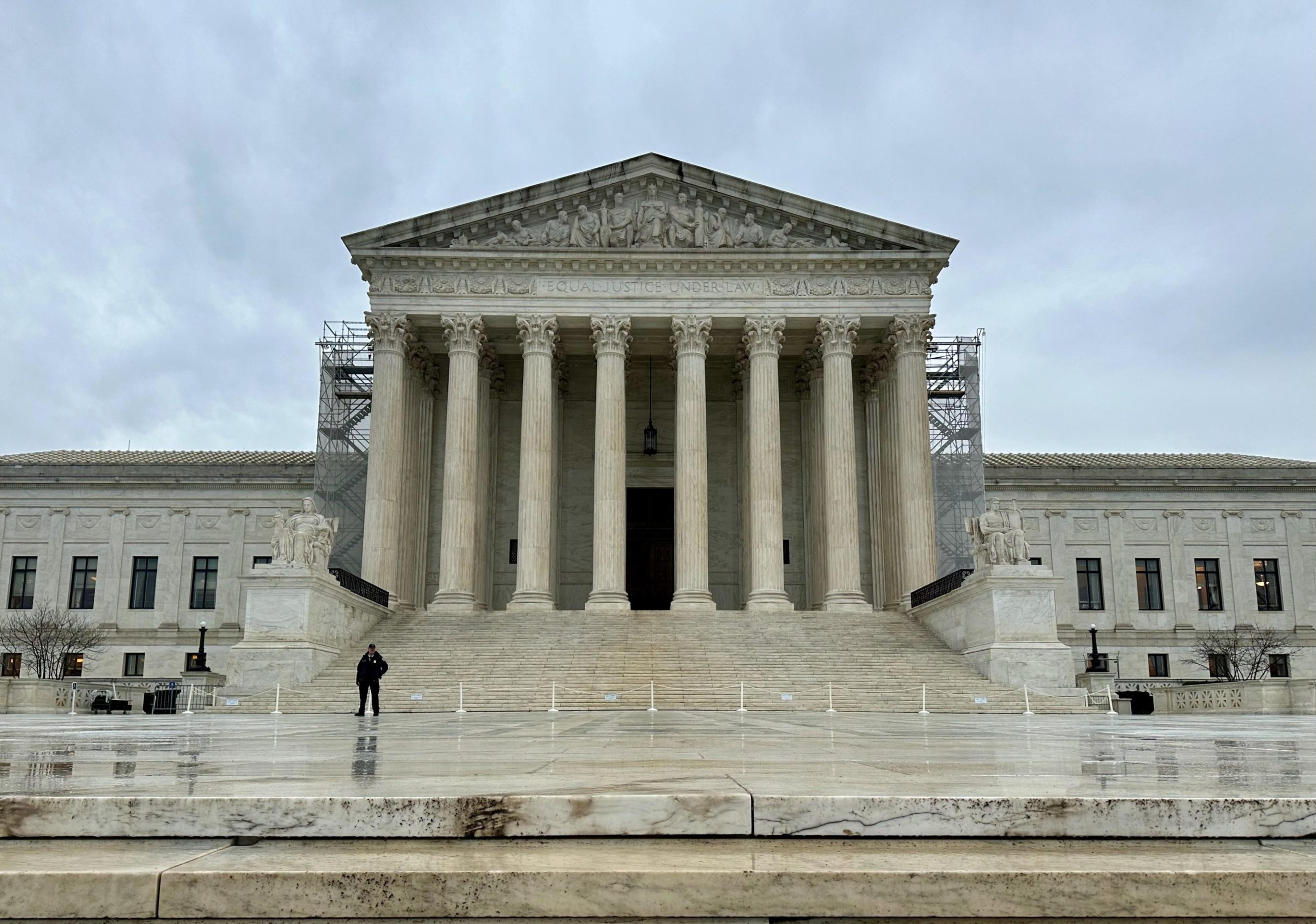 Front of the Supreme Court