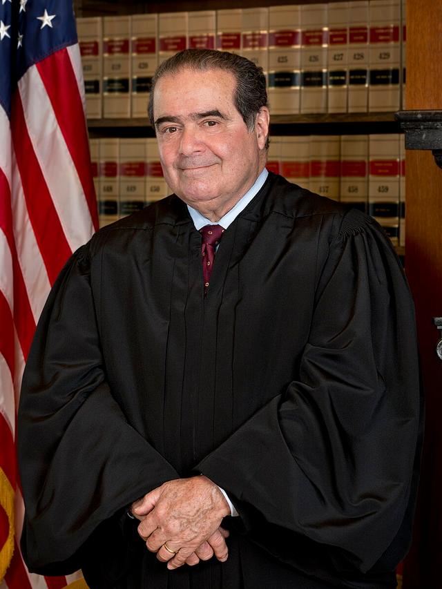 Official portrait of Antonin Scalia