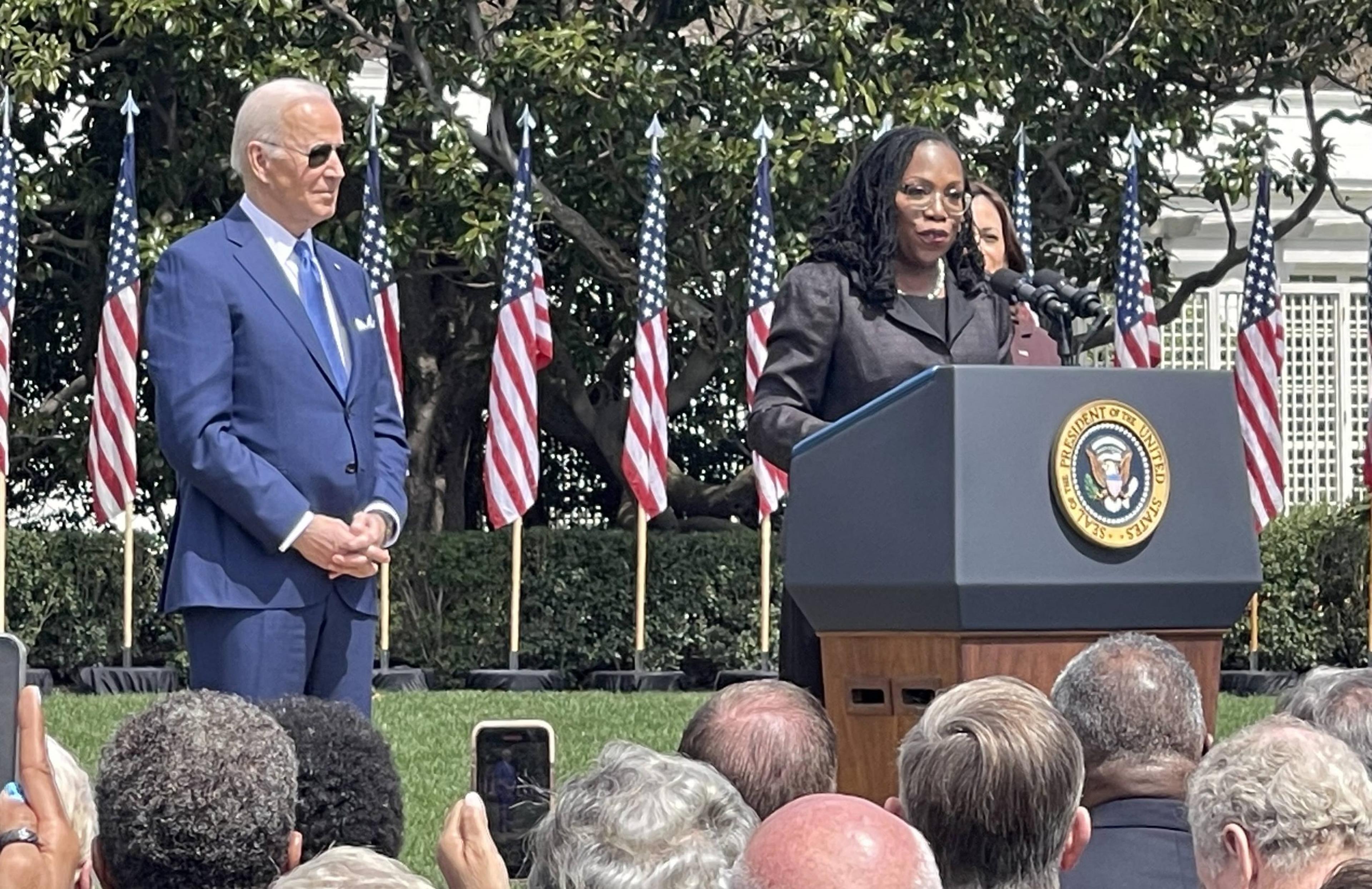 “We’ve made it. All of us”: Jackson is honored at White House ceremony