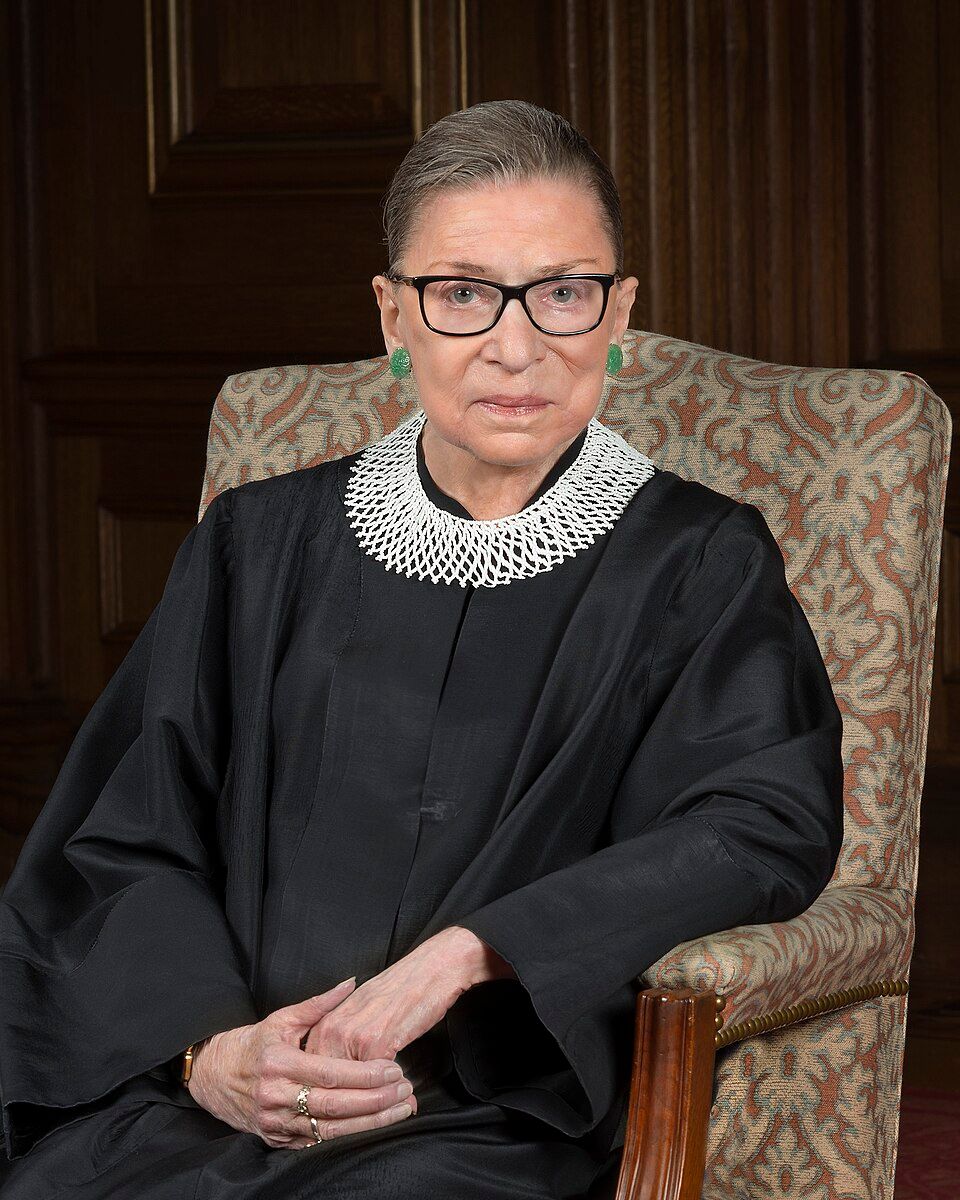 Official portrait of Ruth Bader Ginsburg