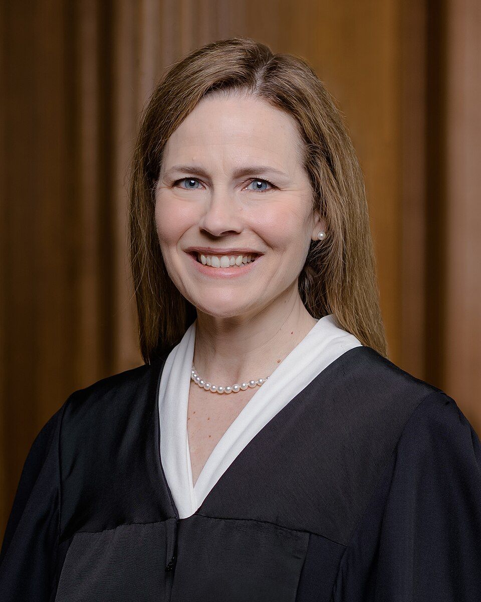 Official portrait of Amy Coney Barrett