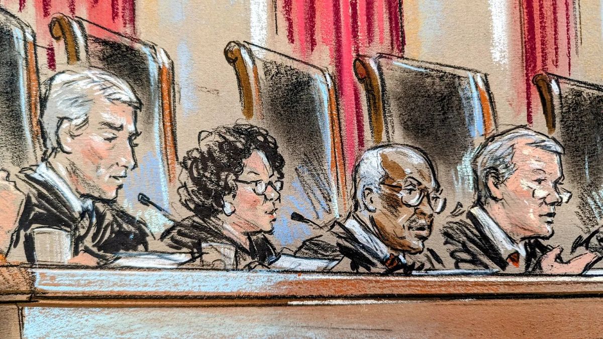 Justices debate rights of lawful permanent residents against backdrop of Trump’s immigration crackdown