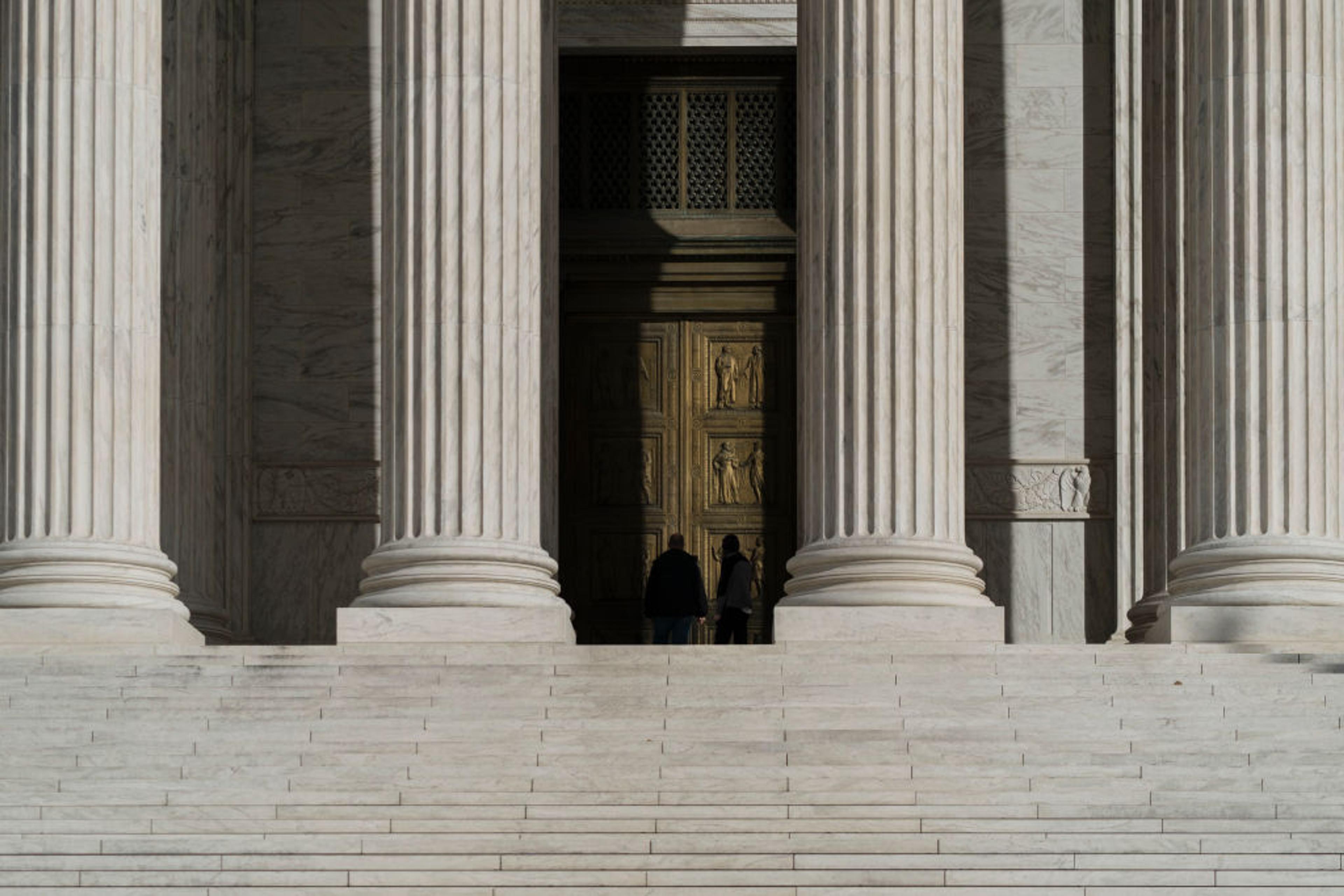 WASHINGTON, DC - FEBRUARY 10: The Supreme Court of the United States building, photographed on Thursday, Feb. 10, 2022 in Washington, DC.