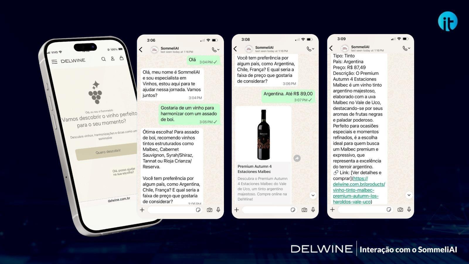 SommeliAI: um sommelier de IA dentro do e-commerce