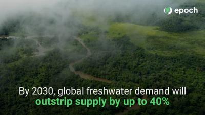 global freshwater demand will outstrip supply by up to 40% by 2030