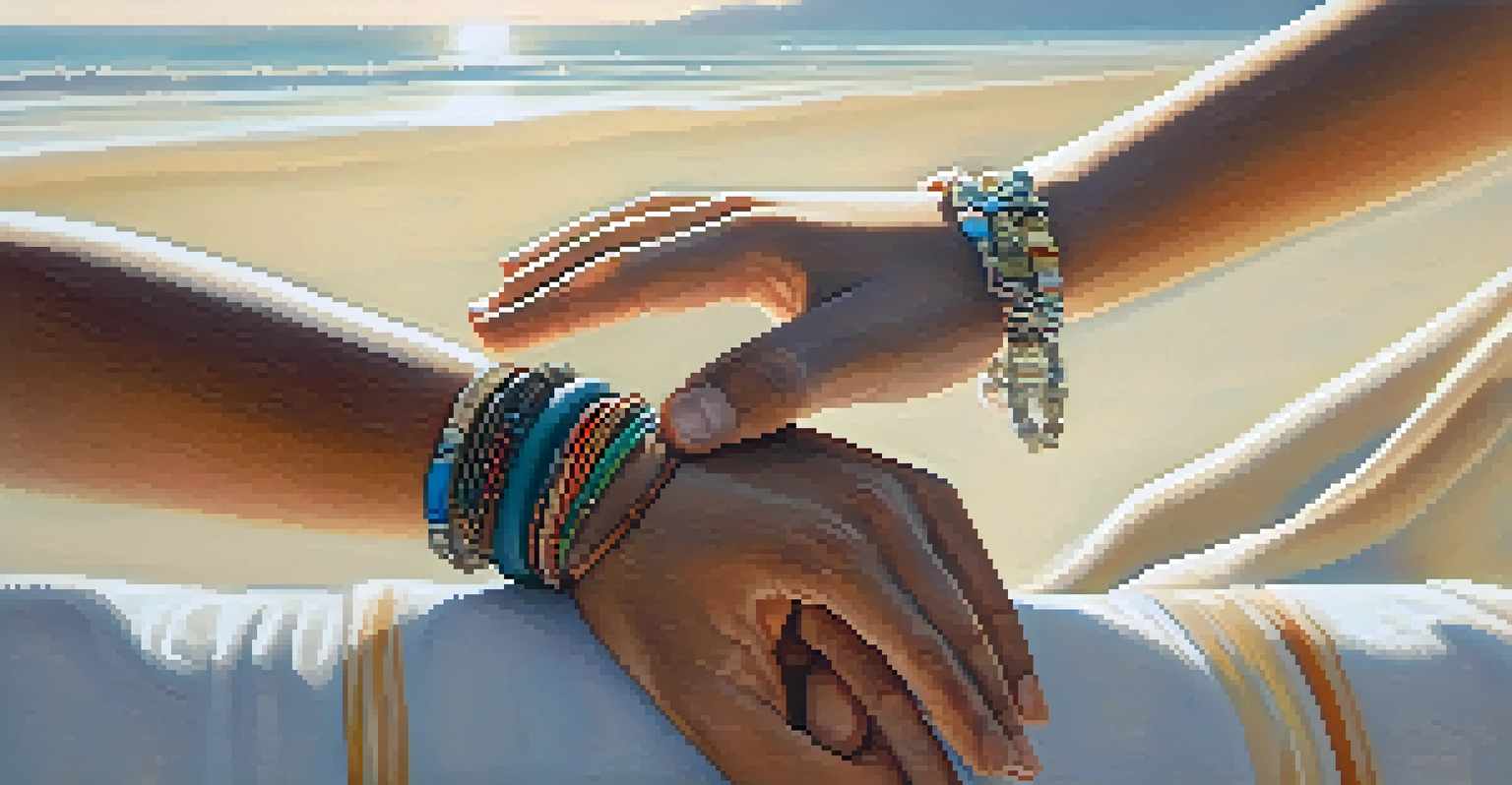 Close-up of hands in a meditative gesture against a calm, softly lit background.