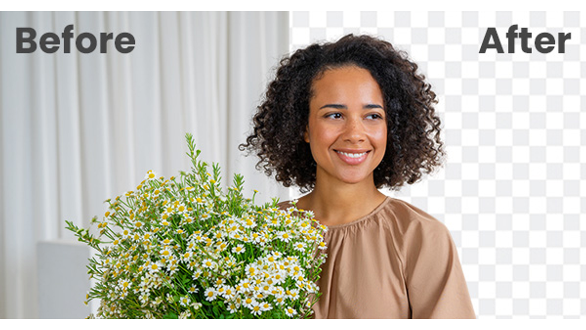 Remove.bg background removal before and after