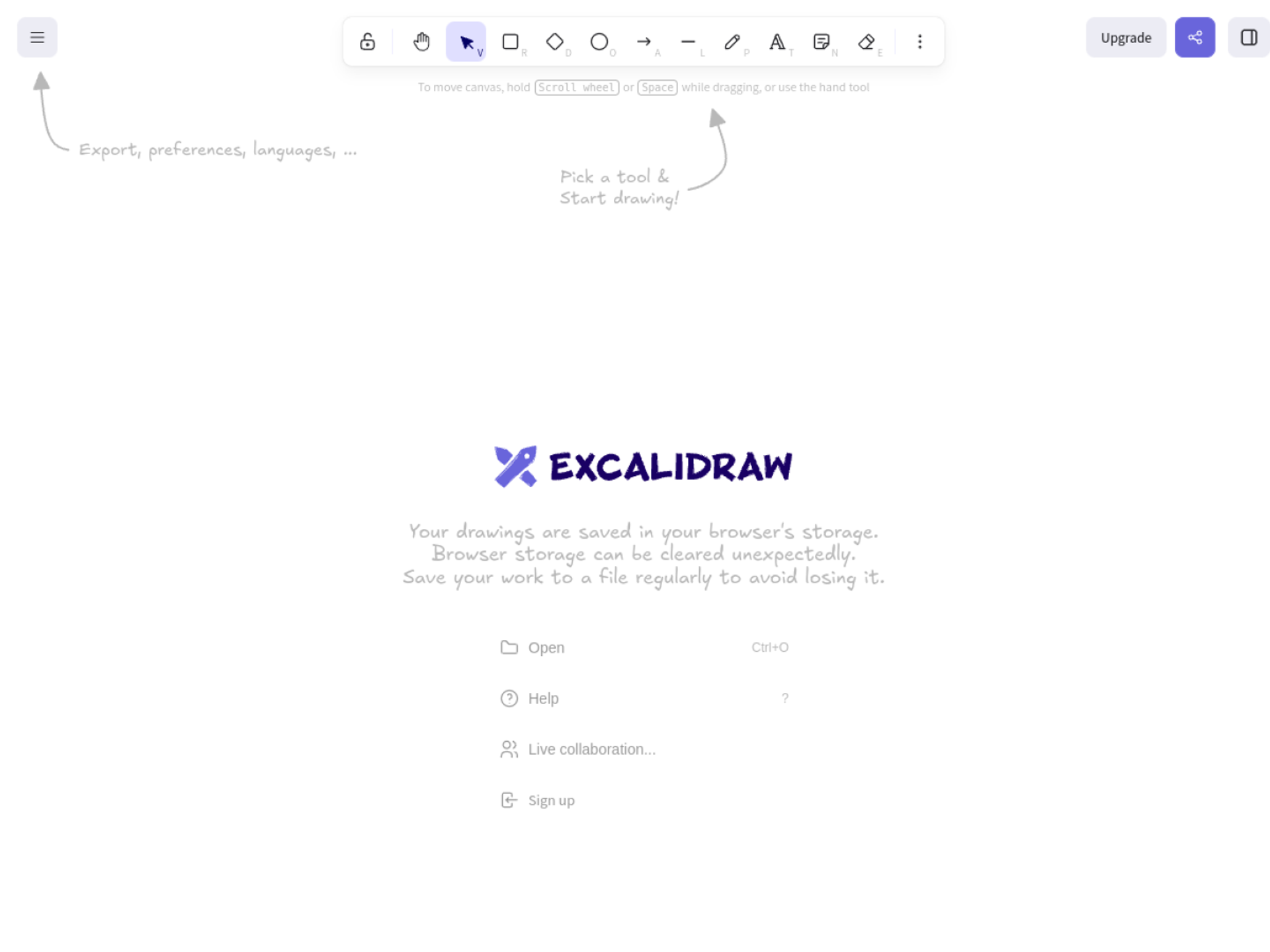 image of Excalidraw