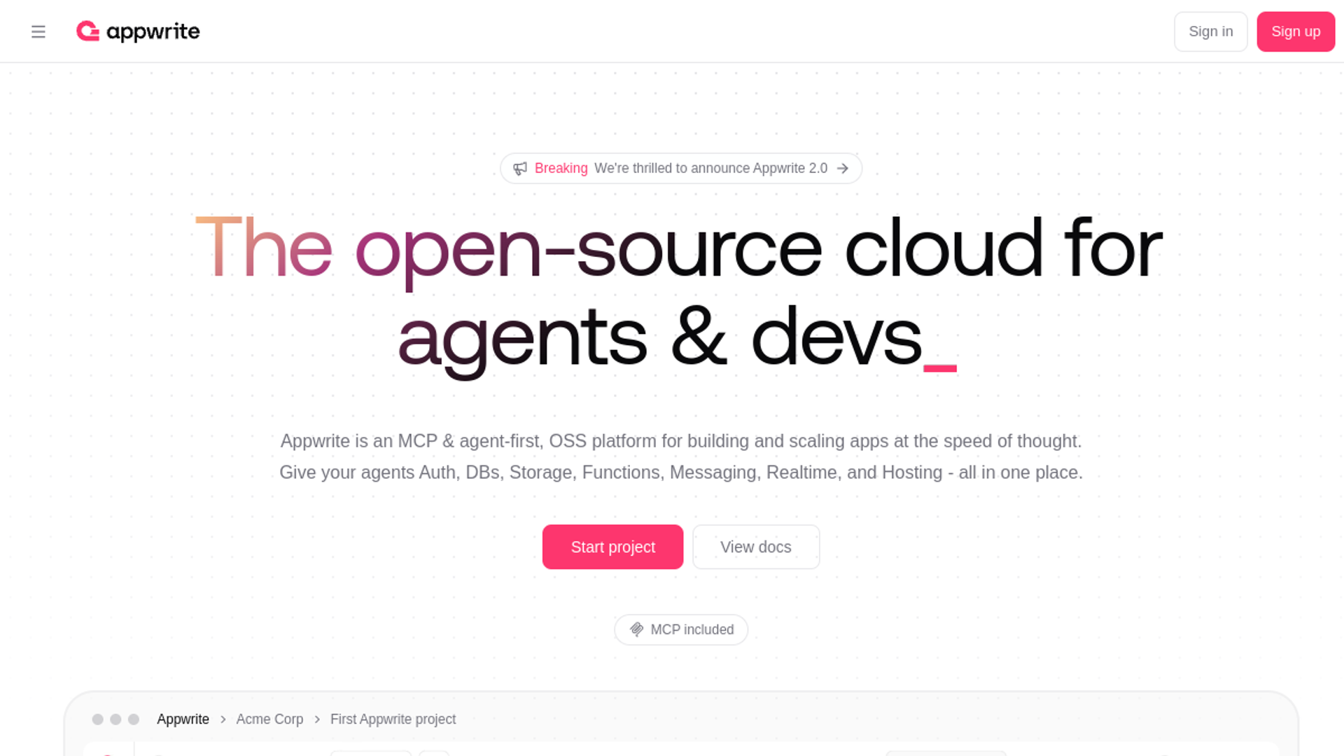 image of Appwrite