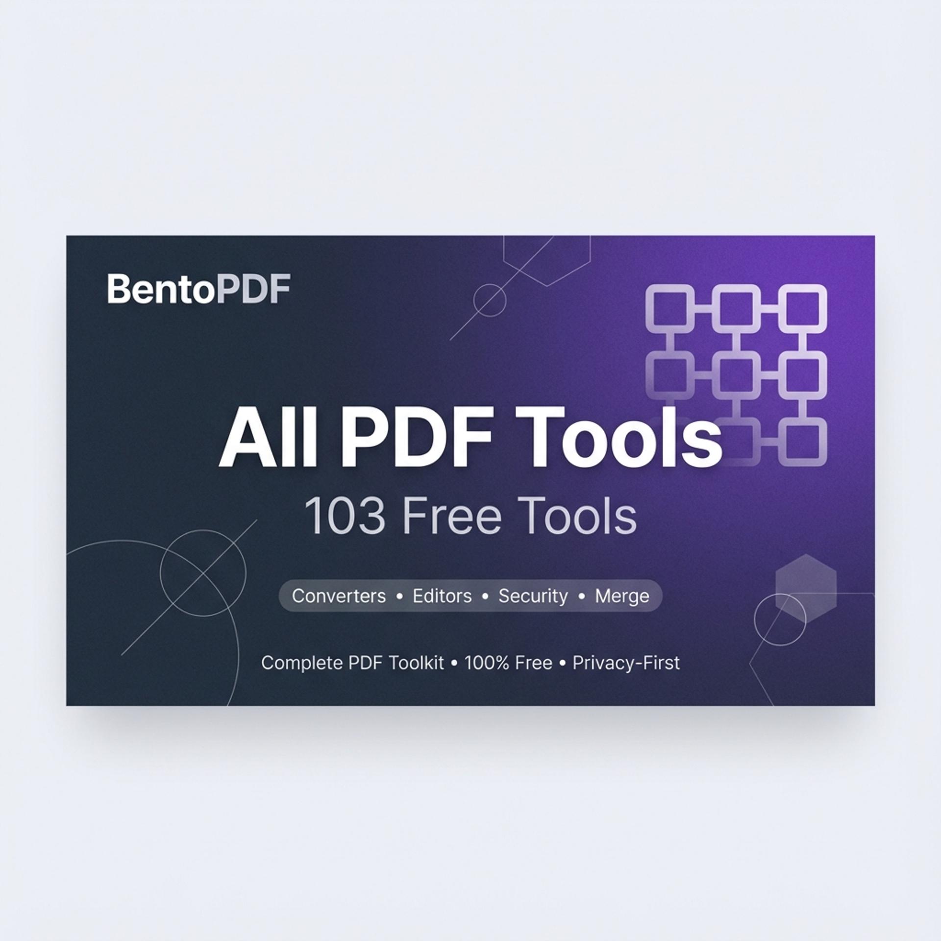 BentoPDF official product image