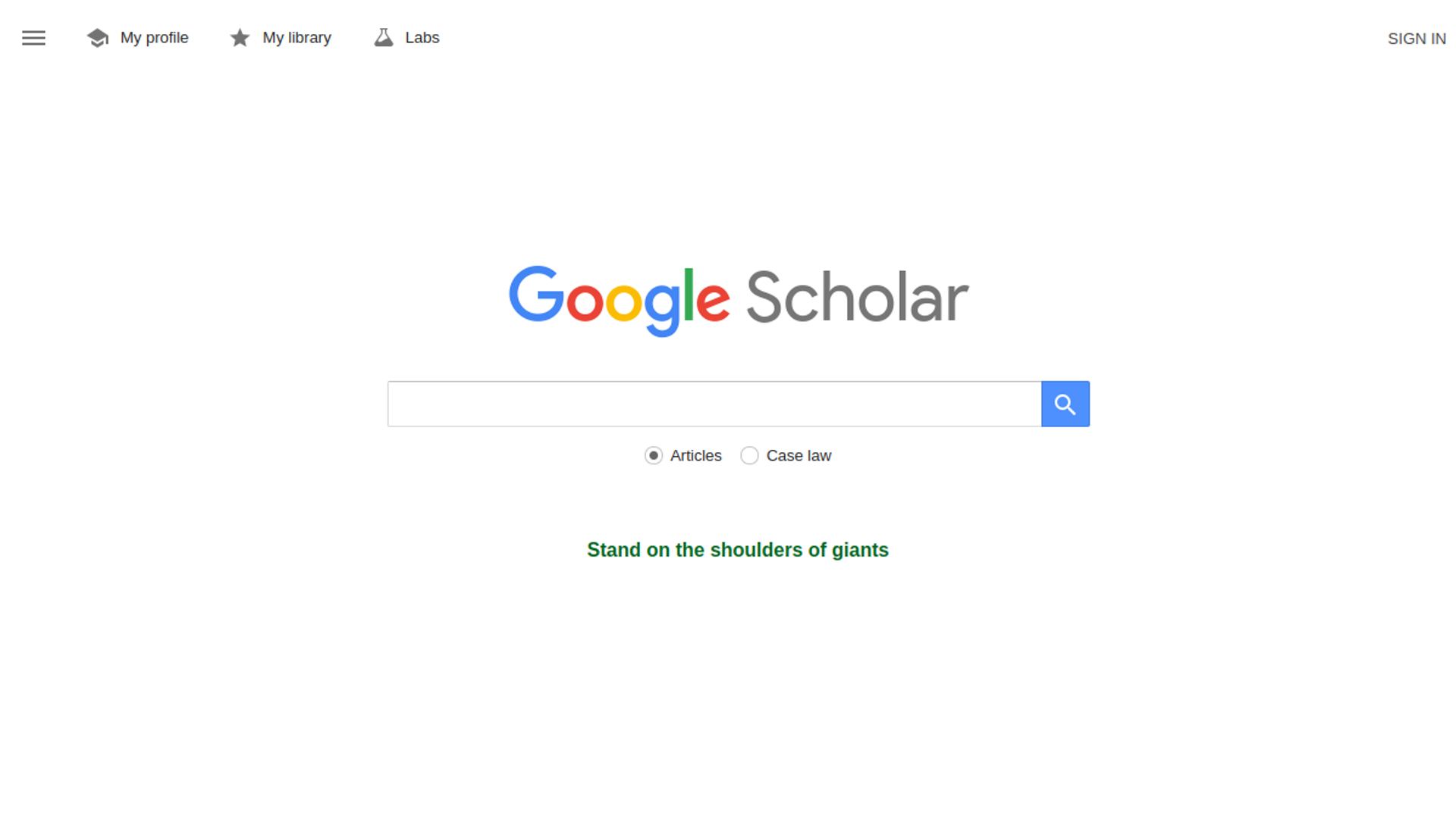 image of Google Scholar