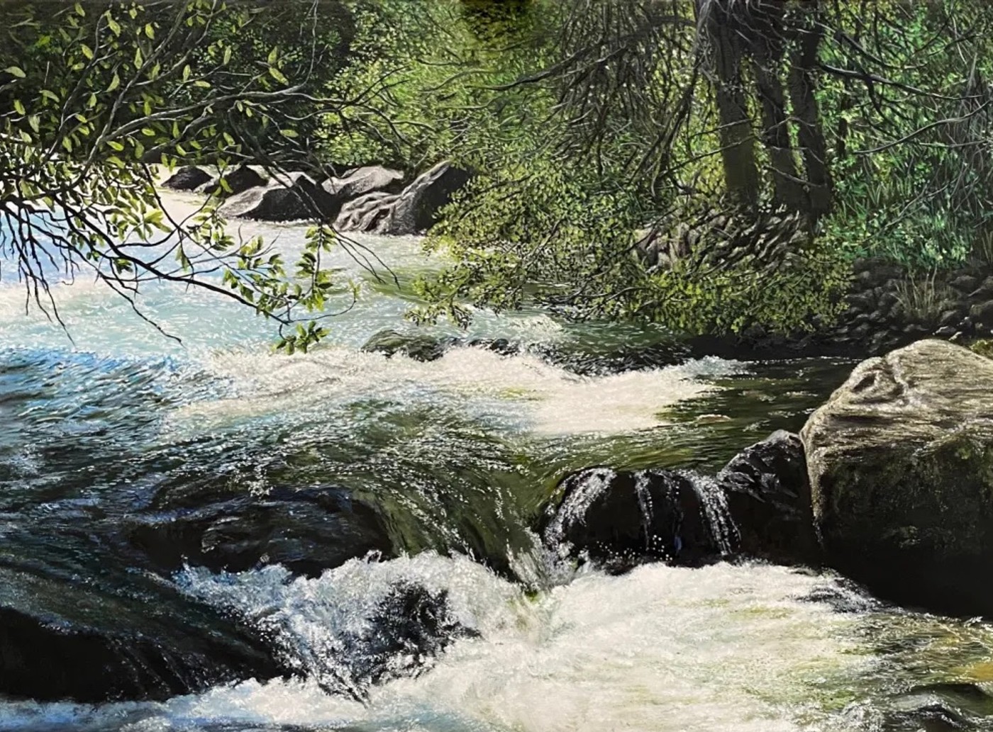 Painting by an MJS TV member