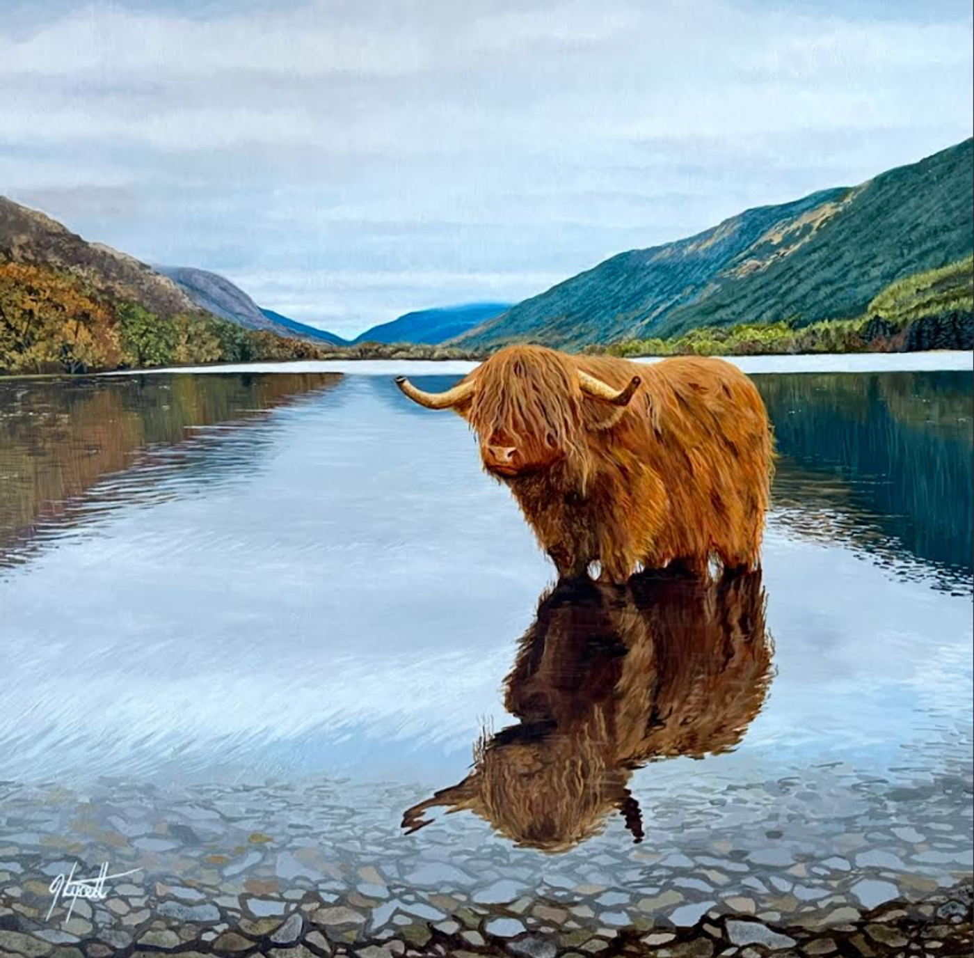 Painting by an MJS TV member