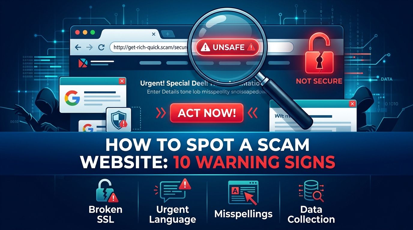 How to Spot a Scam Website: 10 Warning Signs