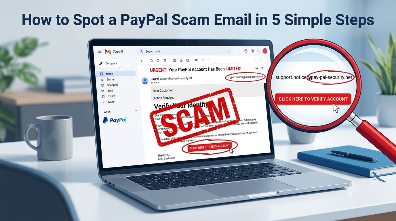 How to Spot a PayPal Scam Email in 5 Simple Steps