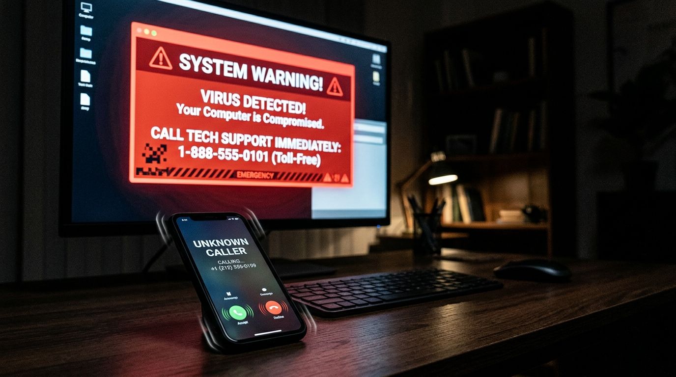 7 Signs That 'Tech Support' Call Is Actually a Scam
