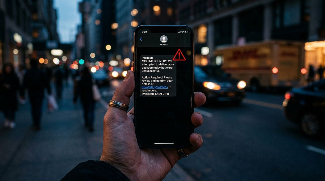 The Fake Delivery Text Scam: 6 Red Flags to Watch For