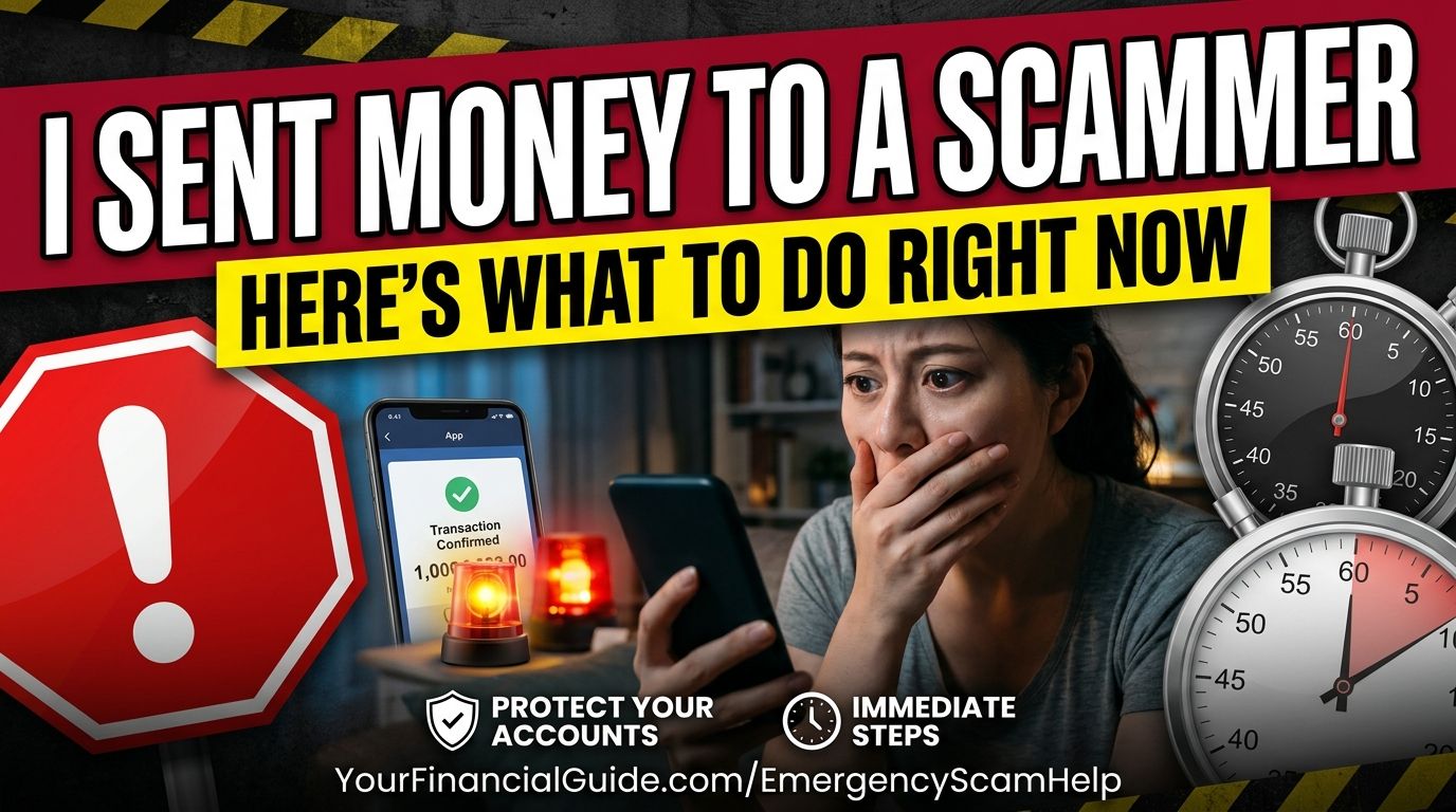 I Sent Money to a Scammer: Here's What to Do Right Now