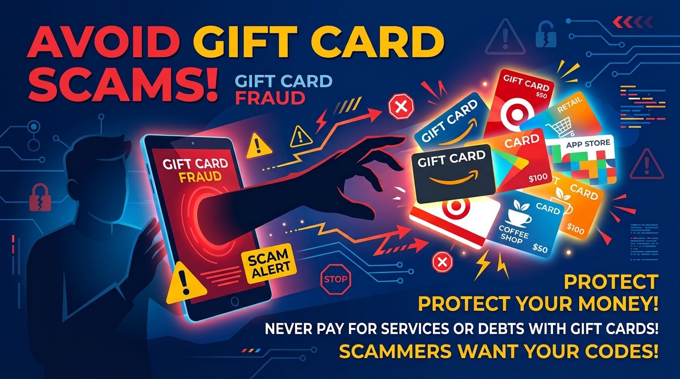 The Gift Card Scam Explained: Why Scammers Always Ask for Gift Cards