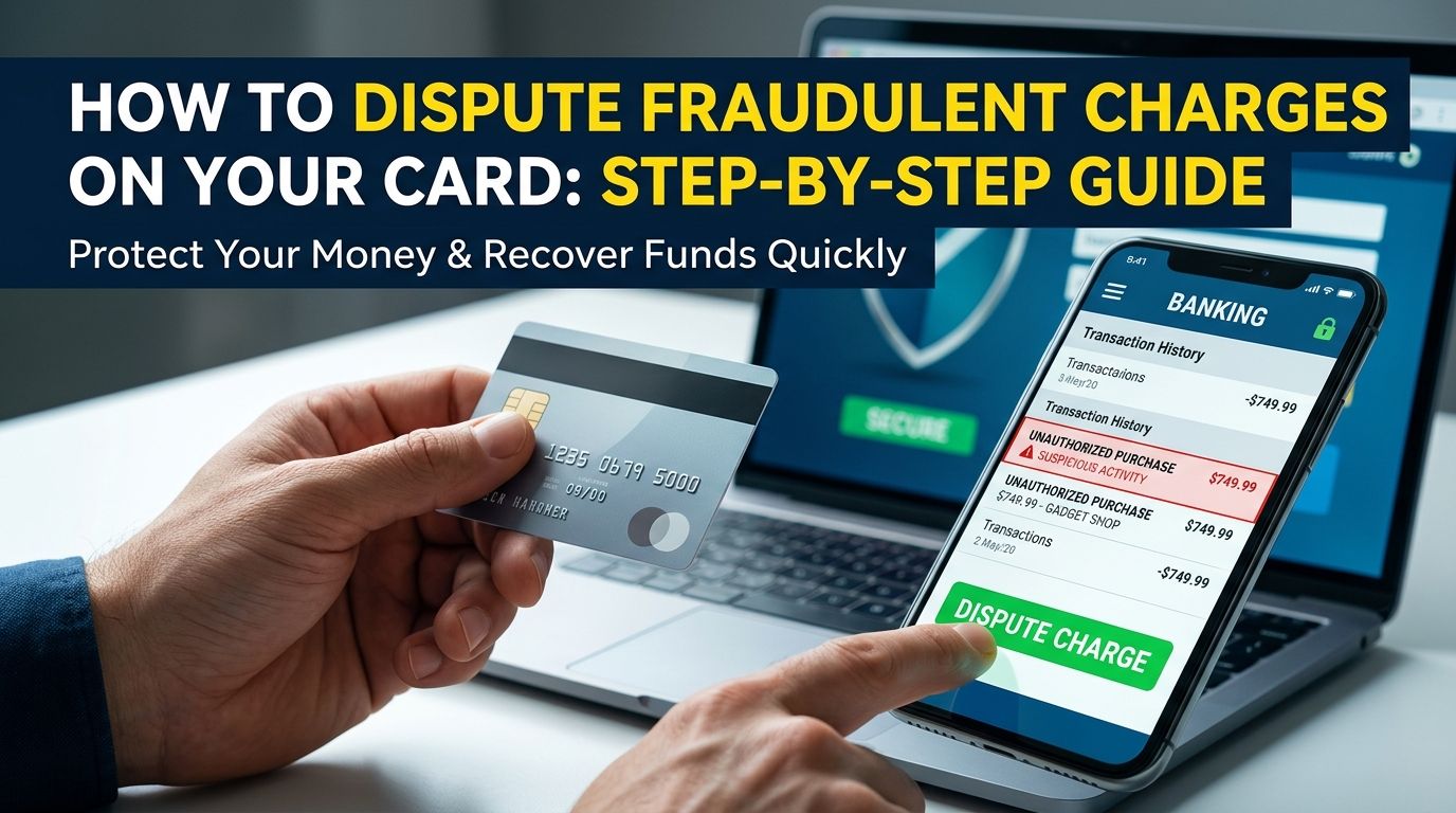 How to Dispute a Fraudulent Charge on Your Card, Step by Step