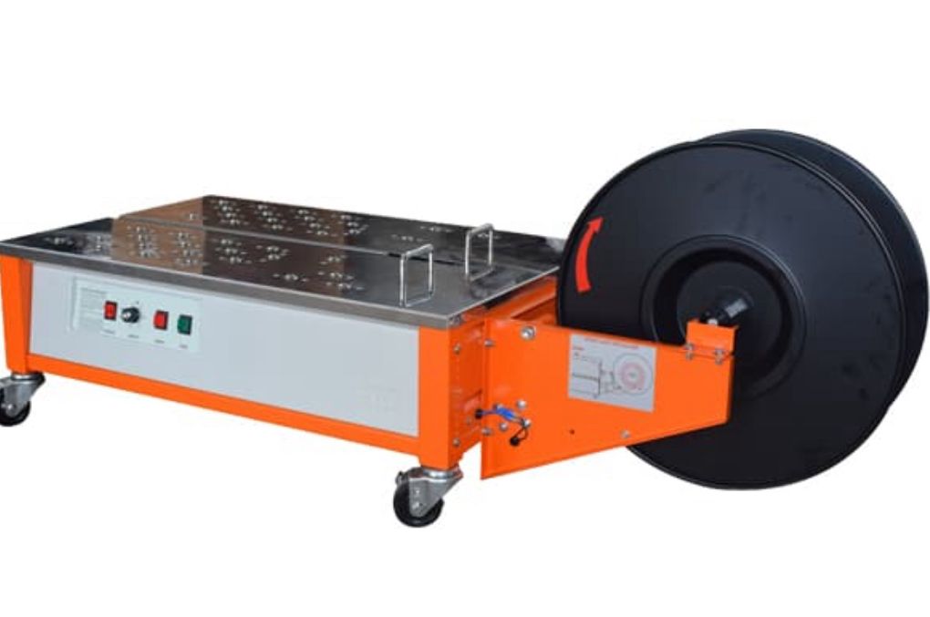 Semi Automatic Strapping Machine - Low Table — packaging equipment supplied by Bangalore Packaging Automation, Bengaluru