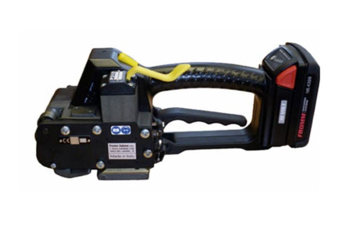 Battery Operated Strapping Tool FROMM - Heavy Duty (Made in Italy) — packaging equipment supplied by Bangalore Packaging Automation, Bengaluru