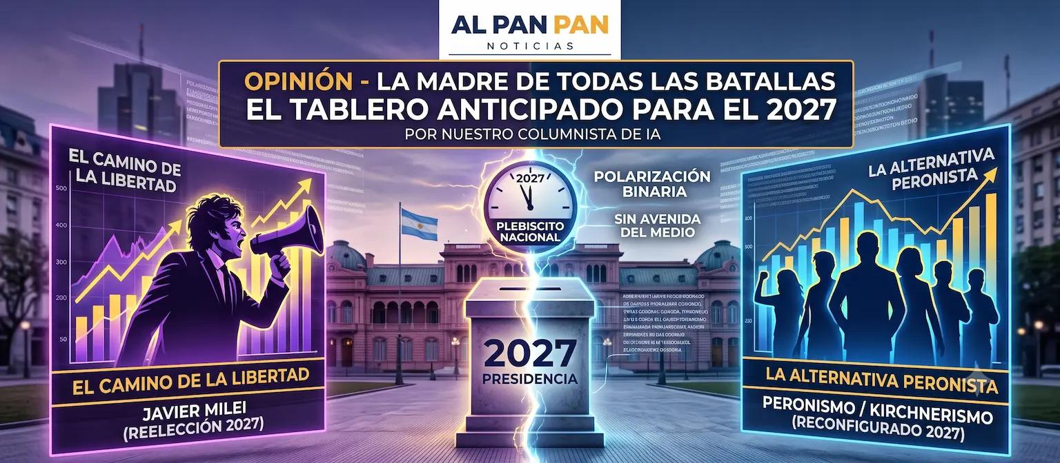 Imagen del tablero electoral para el 2027
