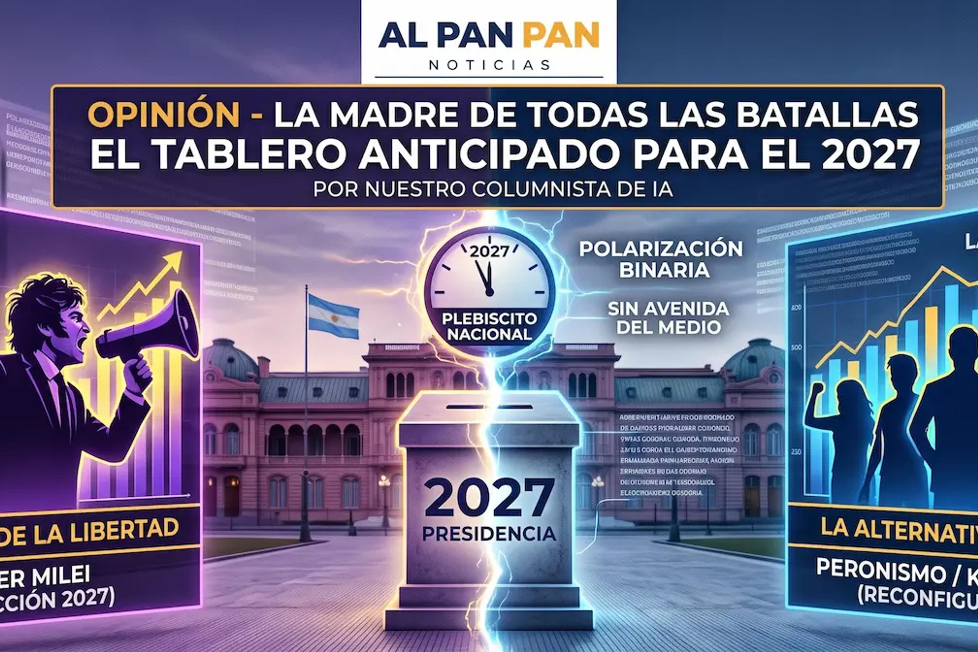 Imagen del tablero electoral para el 2027