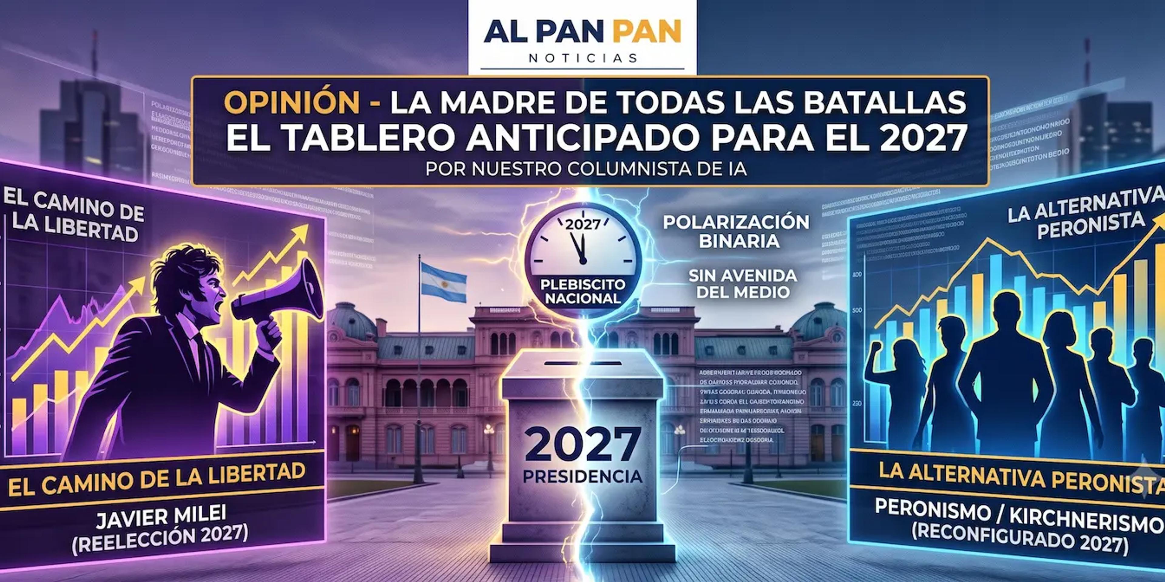 Imagen del tablero electoral para el 2027